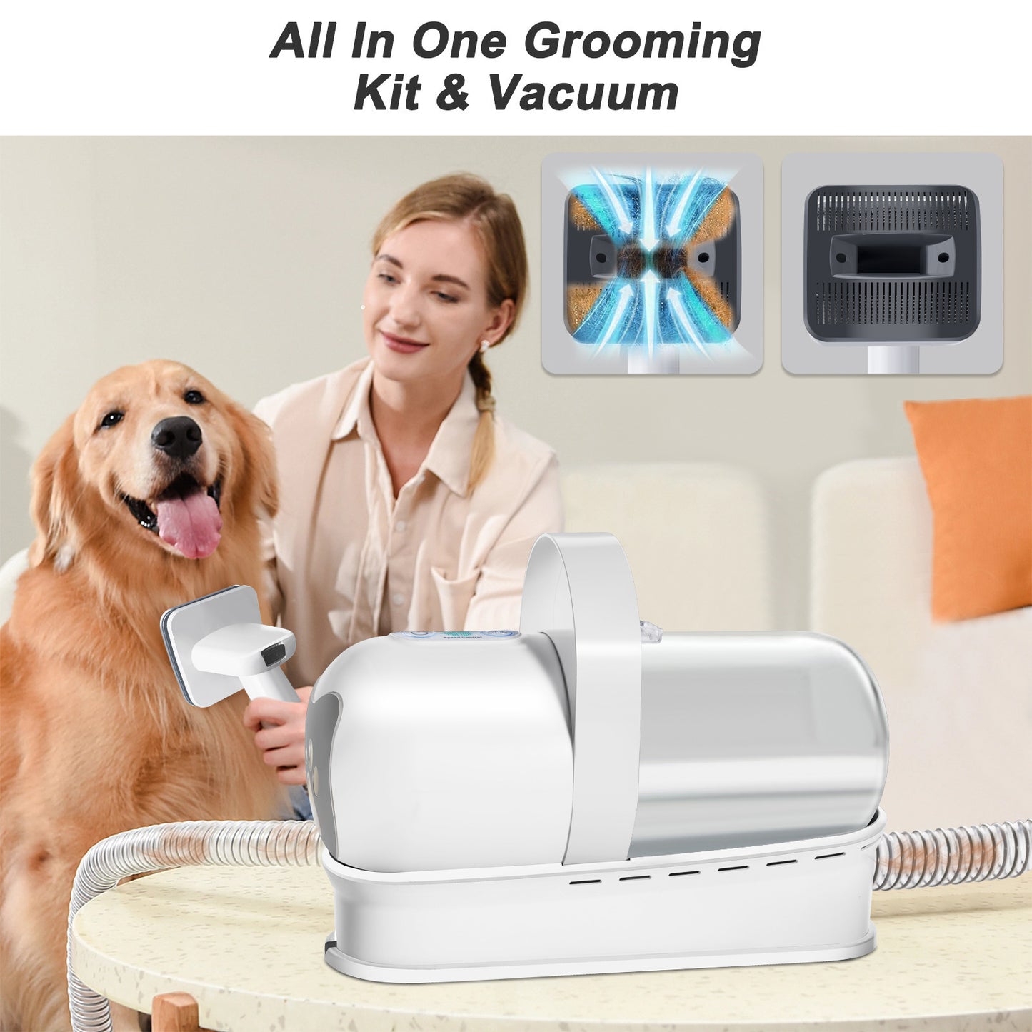 Vacuum Trimming 7-in-1 Multifunctional Pet Grooming Device