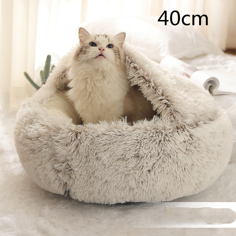 Soft Long Plush Pets Bed