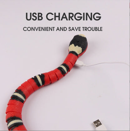 Smart Sensing Snake Cat Toy