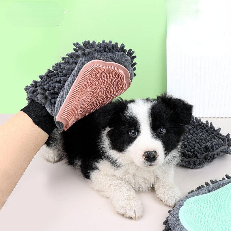 Pet Bathing Brush & Grooming Glove