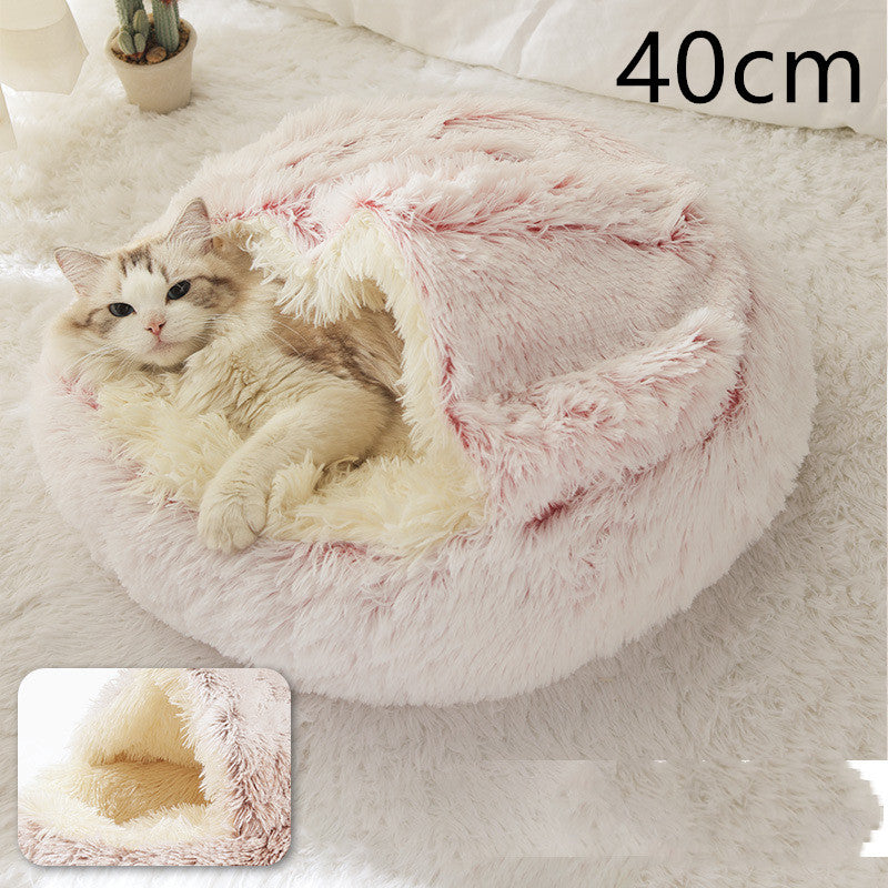 Soft Long Plush Pets Bed