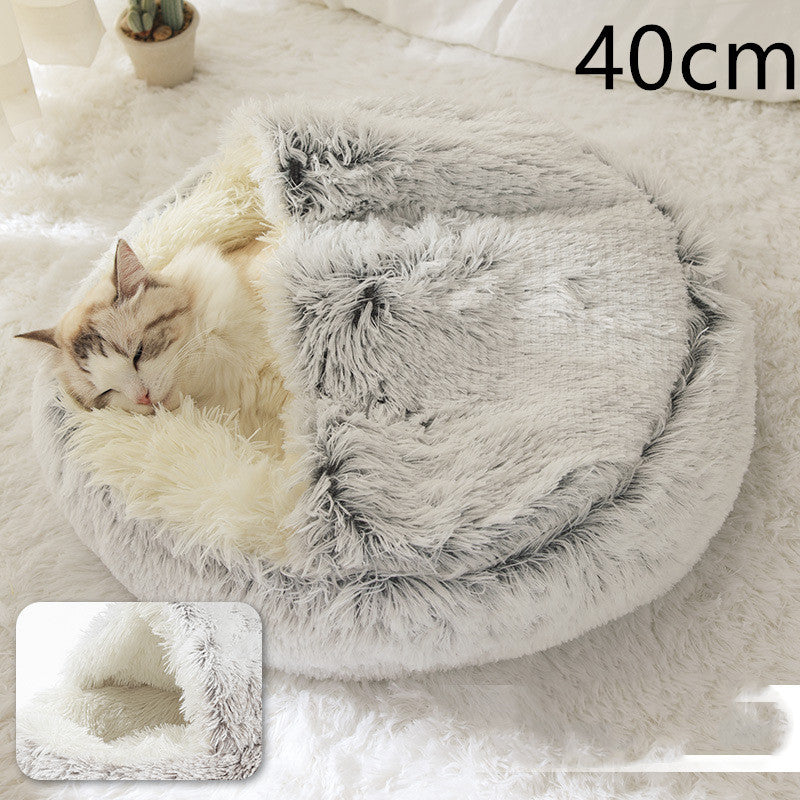 Soft Long Plush Pets Bed