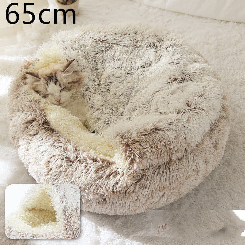 Soft Long Plush Pets Bed