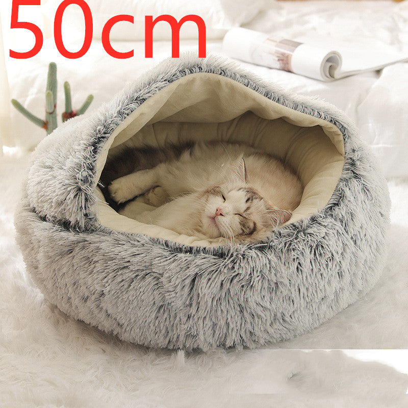 Soft Long Plush Pets Bed