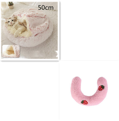 Soft Long Plush Pets Bed