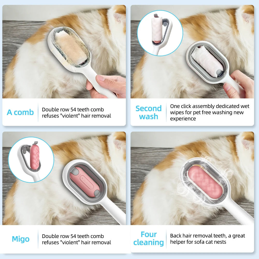 4-in-1 Cat Hair Brush