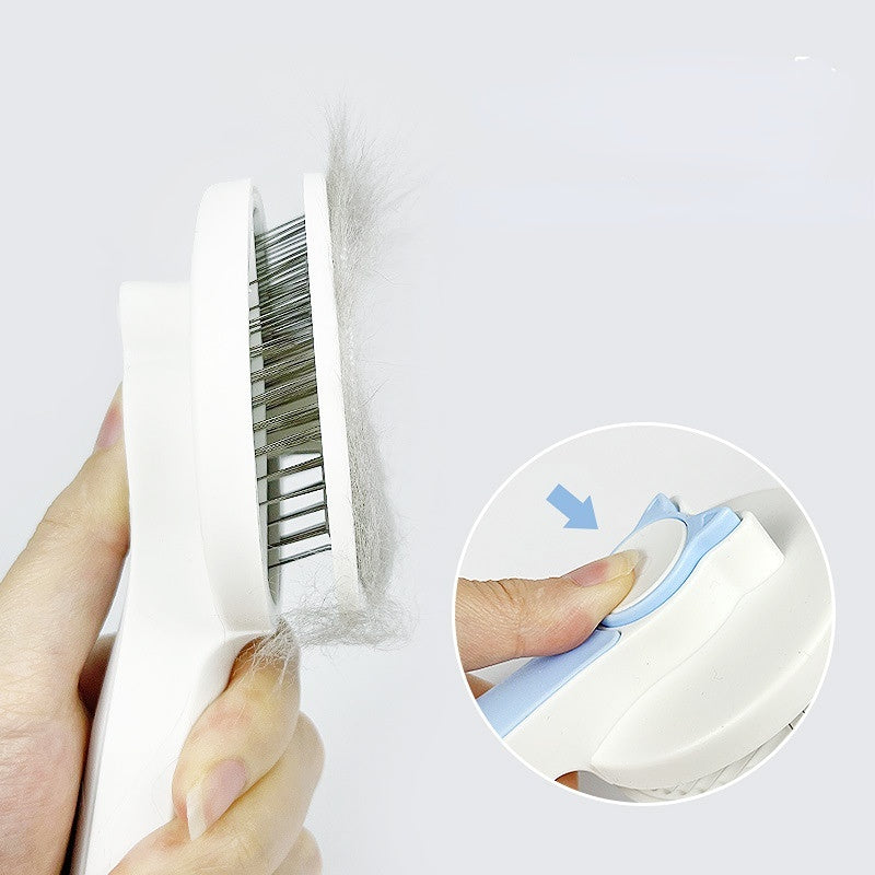 Self-Cleaning Pet Grooming Brush