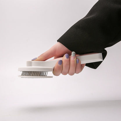 Self-Cleaning Pet Grooming Brush