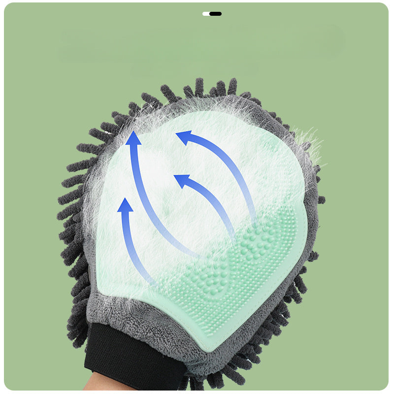 Pet Bathing Brush & Grooming Glove