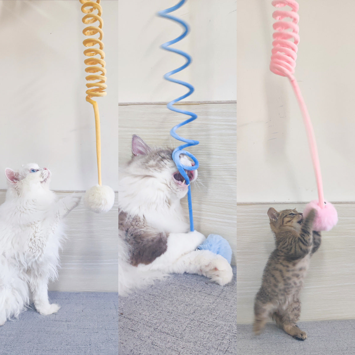 Interactive Spring Cat Toy