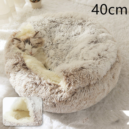 Soft Long Plush Pets Bed