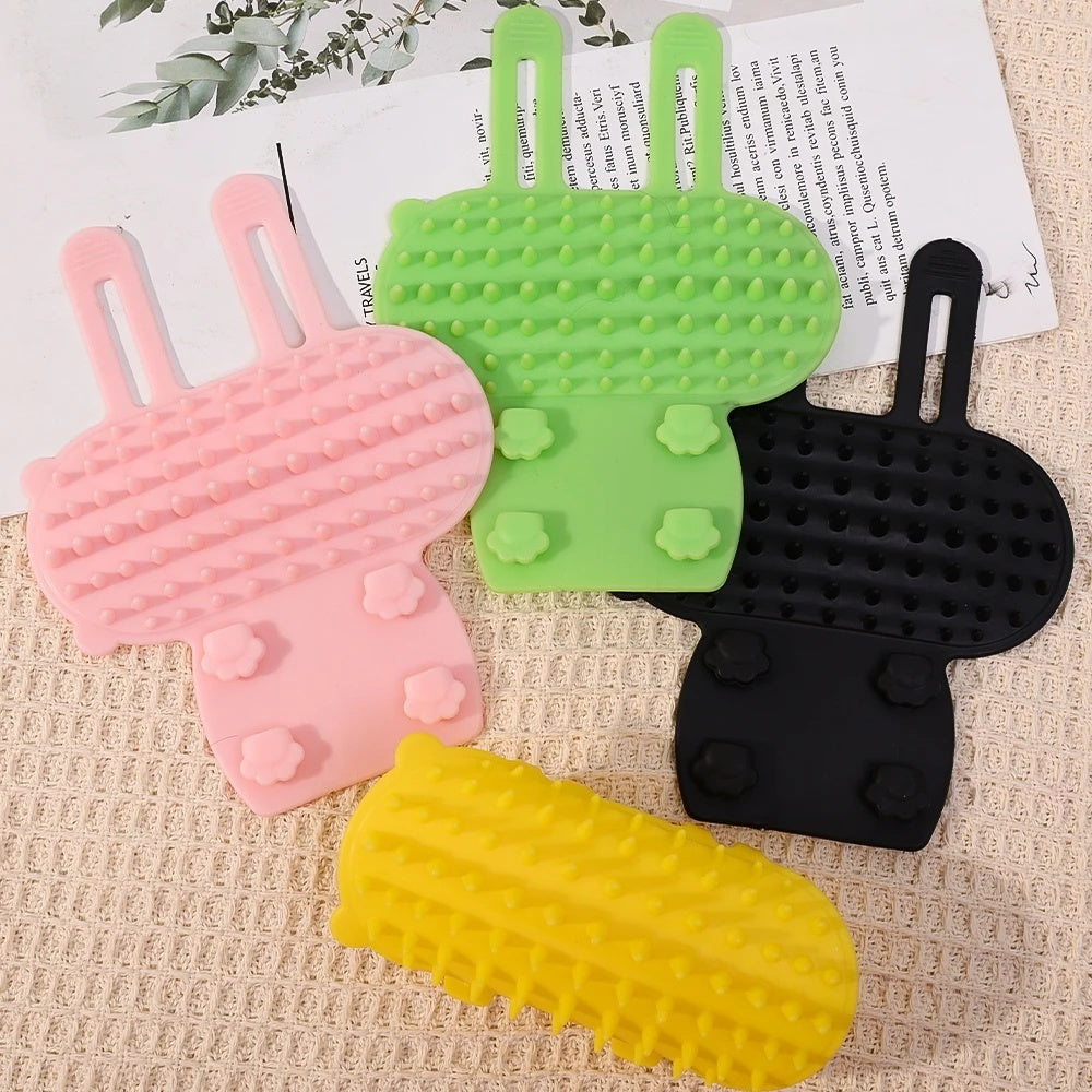 Pets Cat Hair Removal Massage Comb Cats Scratching Rubbing Brush Kitten Grooming Self Cleaning Wall Corner Cat Scratcher Combs Pet Products