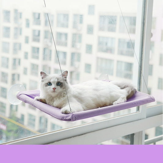 Hanging Cat Window Hammock & Pet Litter Sucker Combo