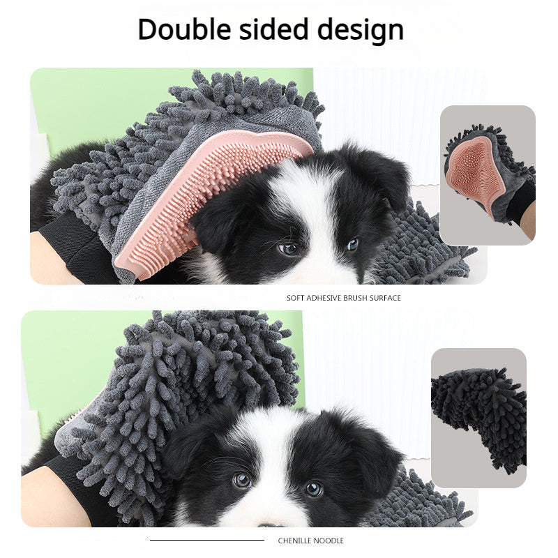 Pet Bathing Brush & Grooming Glove