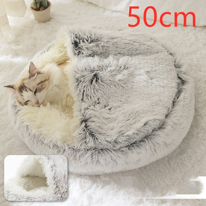 Soft Long Plush Pets Bed