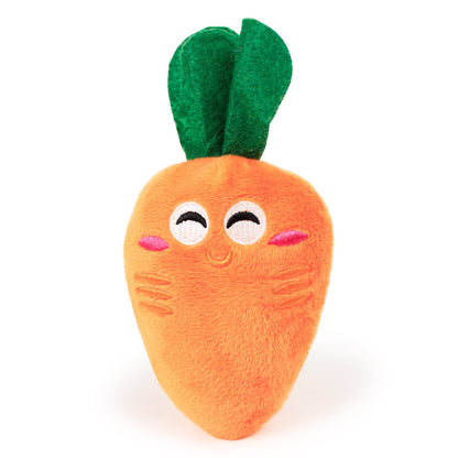 Carrot Plush Dog Toy