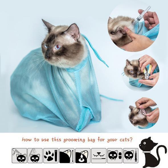 Adjustable Pet Cat Grooming Bag