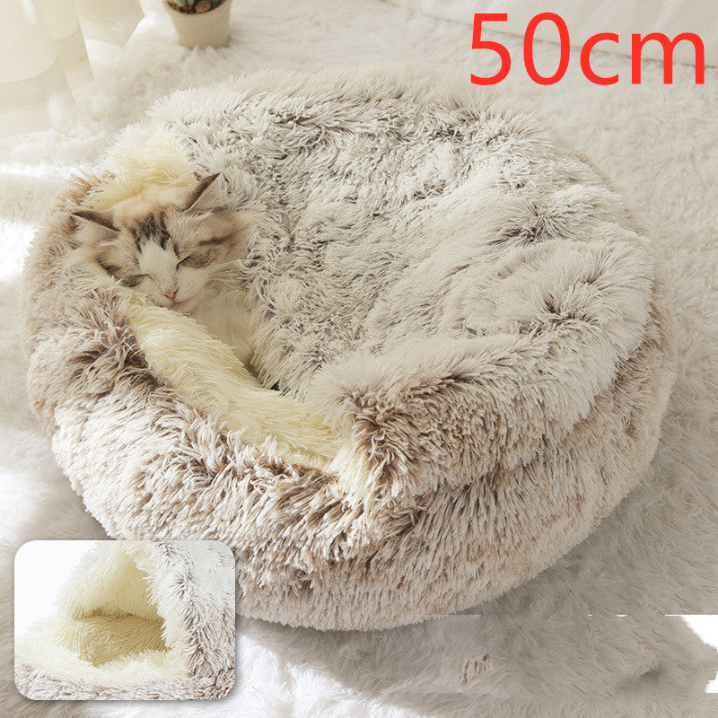 Soft Long Plush Pets Bed