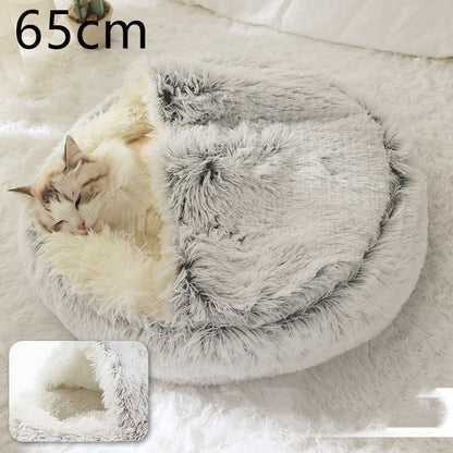 Soft Long Plush Pets Bed