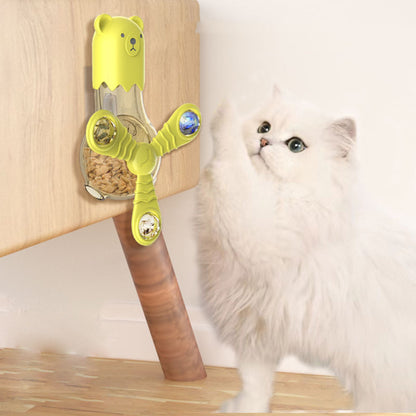 Pet Cat Toy - Light-Emitting, Sound Rotating Multi-Function Leaker