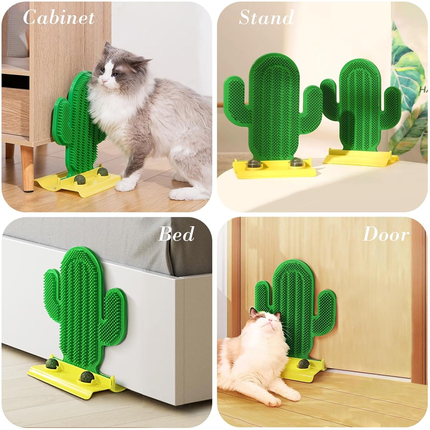 Cactus Cat Groomer Scratching Pad