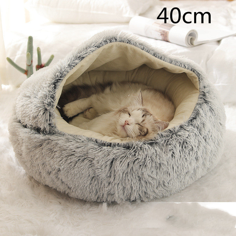 Soft Long Plush Pets Bed