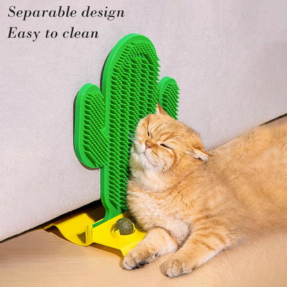 Cactus Cat Groomer Scratching Pad