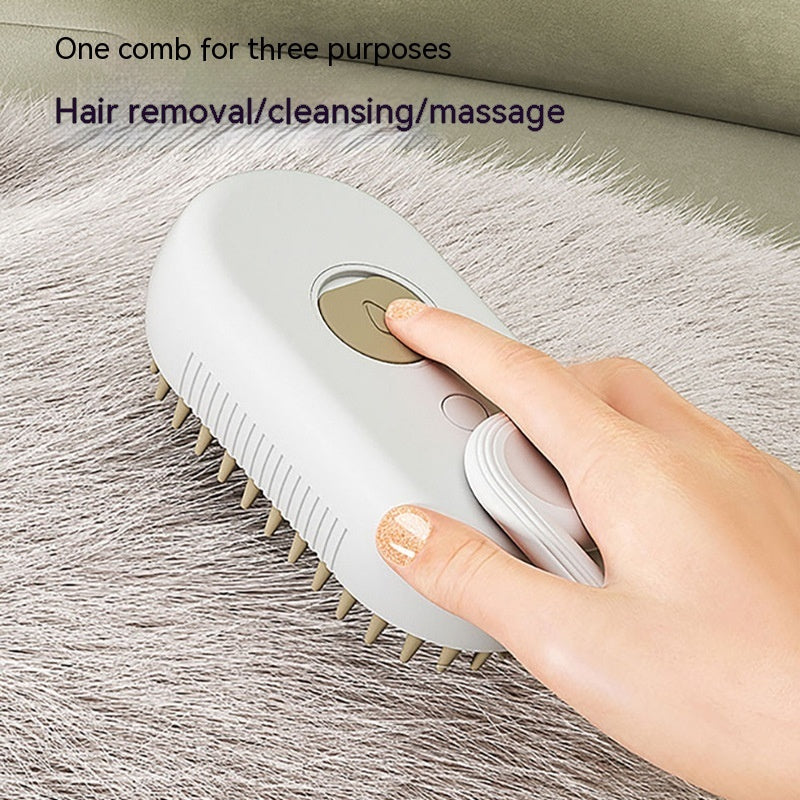 3-in-1 Pet Steam Brush