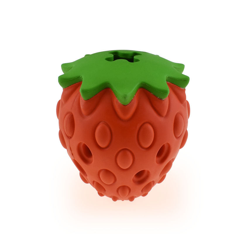 Chew-Resistant Strawberry Food Ball