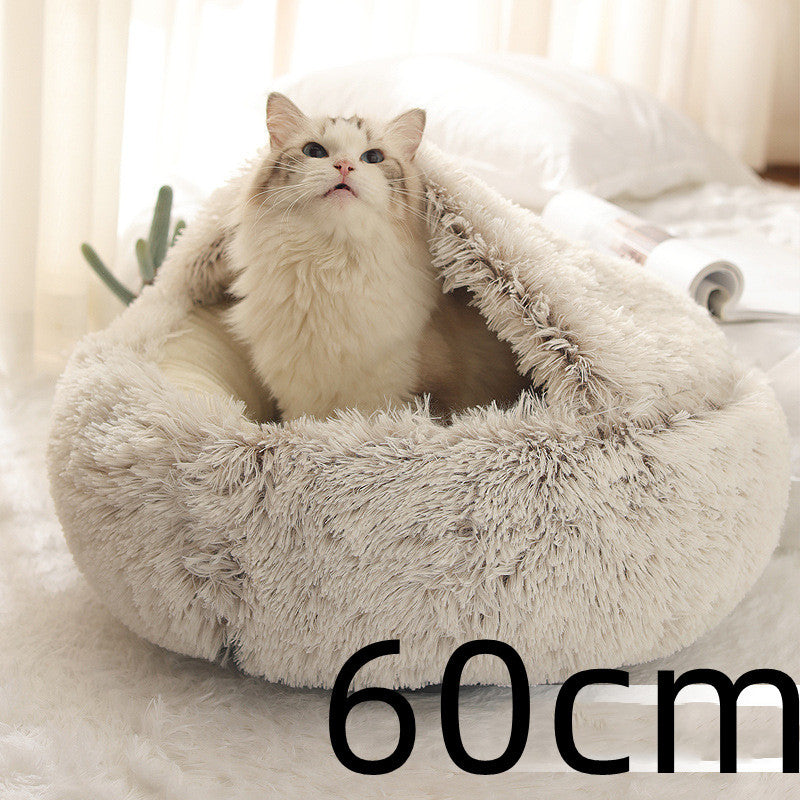 Soft Long Plush Pets Bed