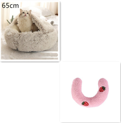 Soft Long Plush Pets Bed