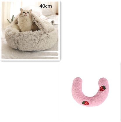 Soft Long Plush Pets Bed